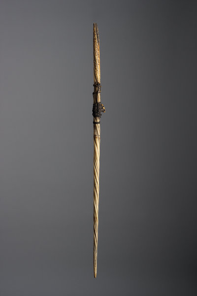 A Very Rare Bering Sea Eskimo Hunting Harpoon